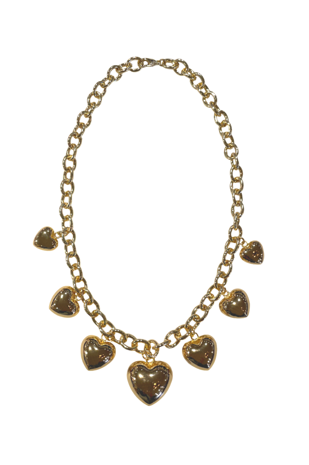 Bubble Heart Necklace - Large - Shop Yu Fashion