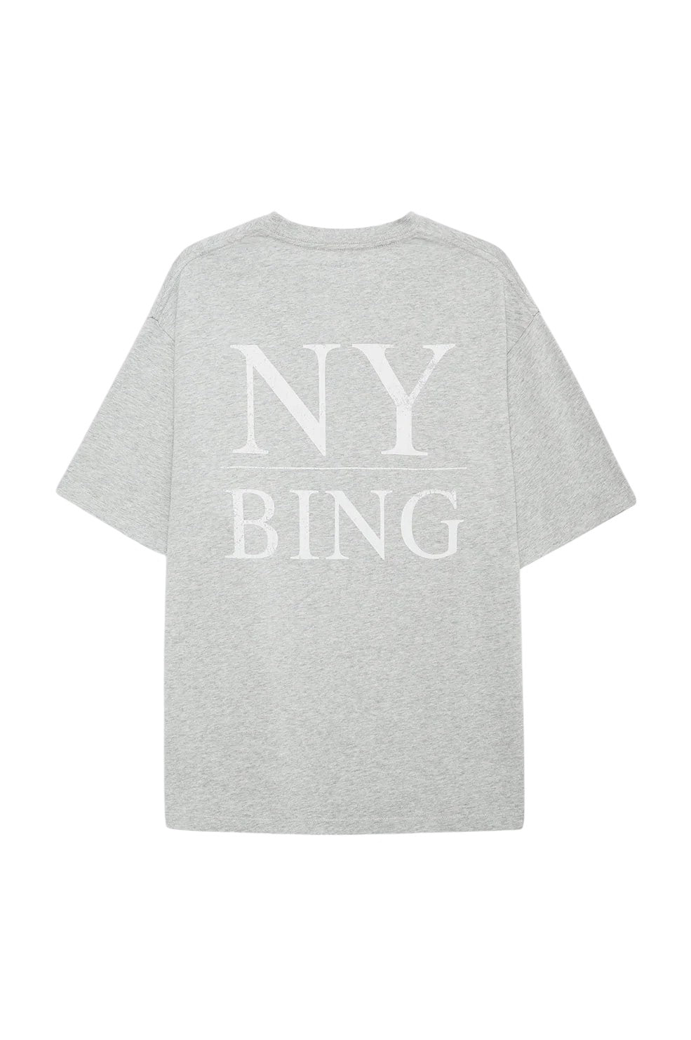 Myers Tee Serif NY - Washed Heather Grey