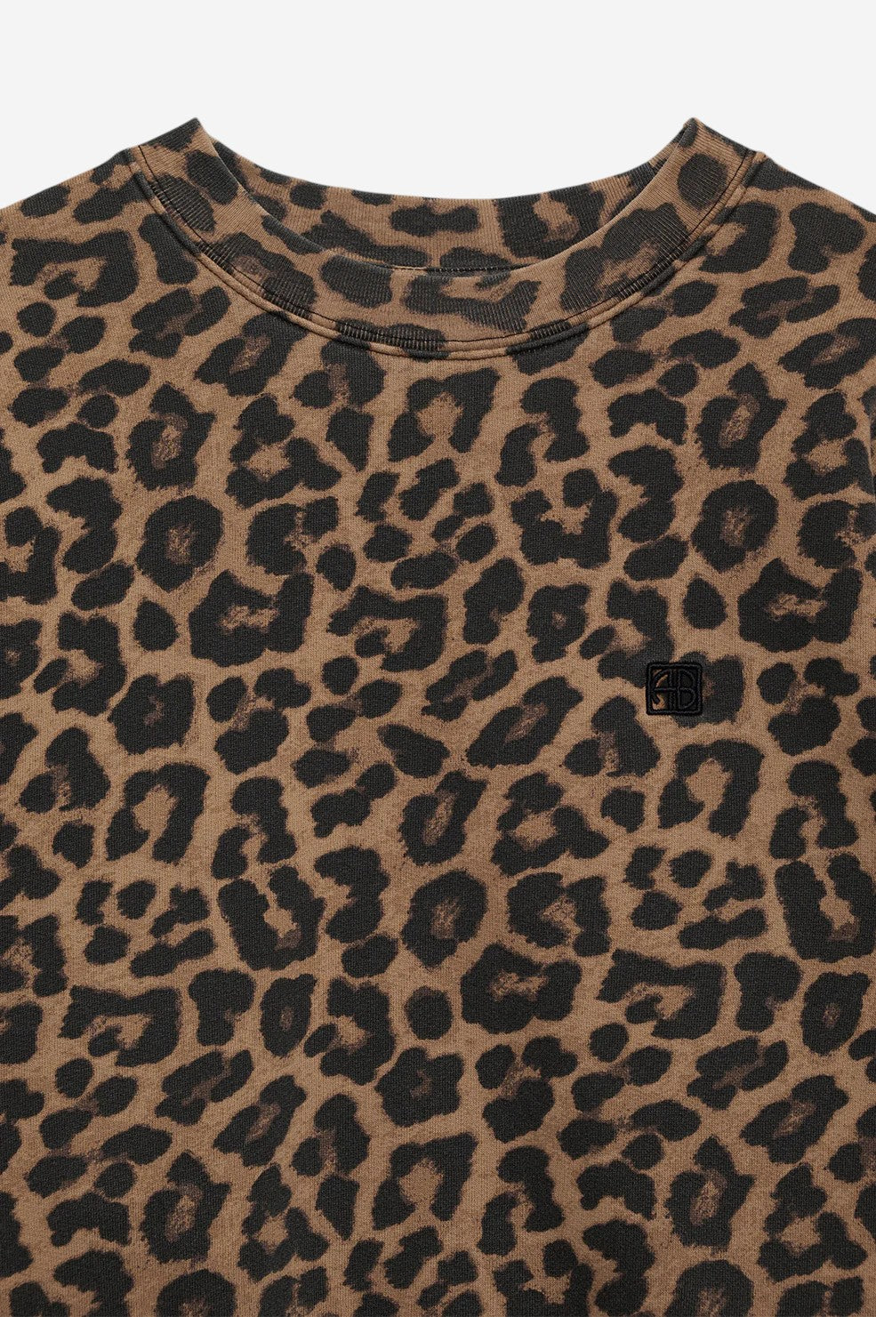 Miles Sweatshirt - Black And Brown Leopard - Shop Yu Fashion