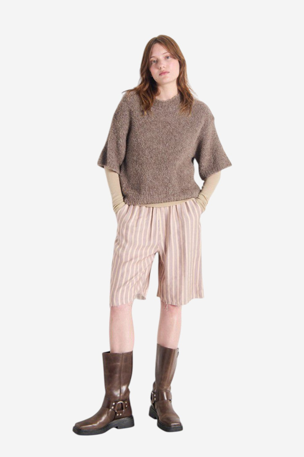 *PRE-ORDER* Zolly Jumper - Taupe - Shop Yu Fashion