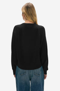 Cashmere Easy Sweatshirt - Black