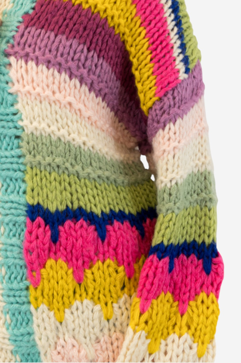 Haven Cardigan - Multi Stripe - Shop Yu Fashion