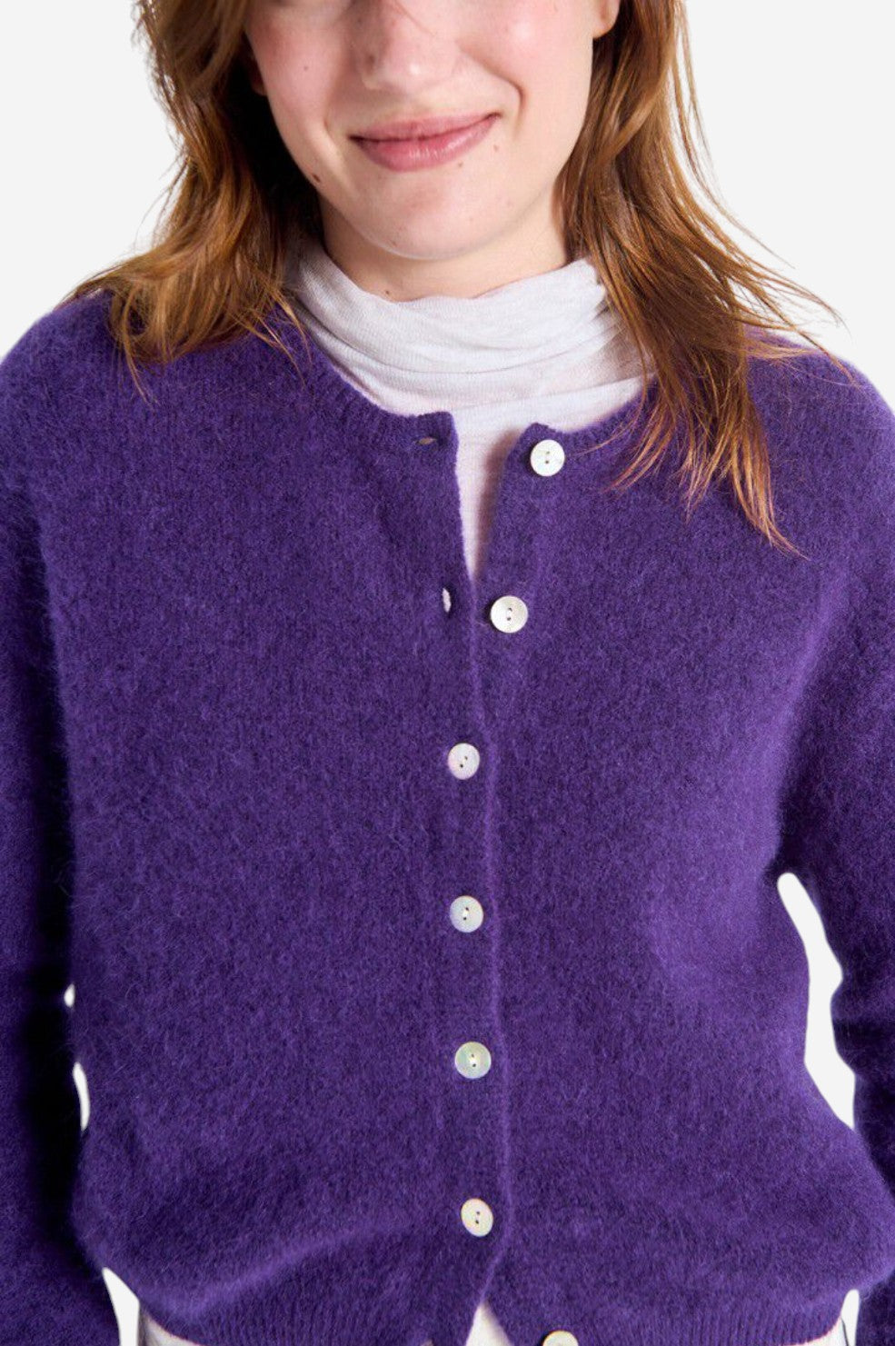 *PRE-ORDER* Vitow Cardigan - Eggplant