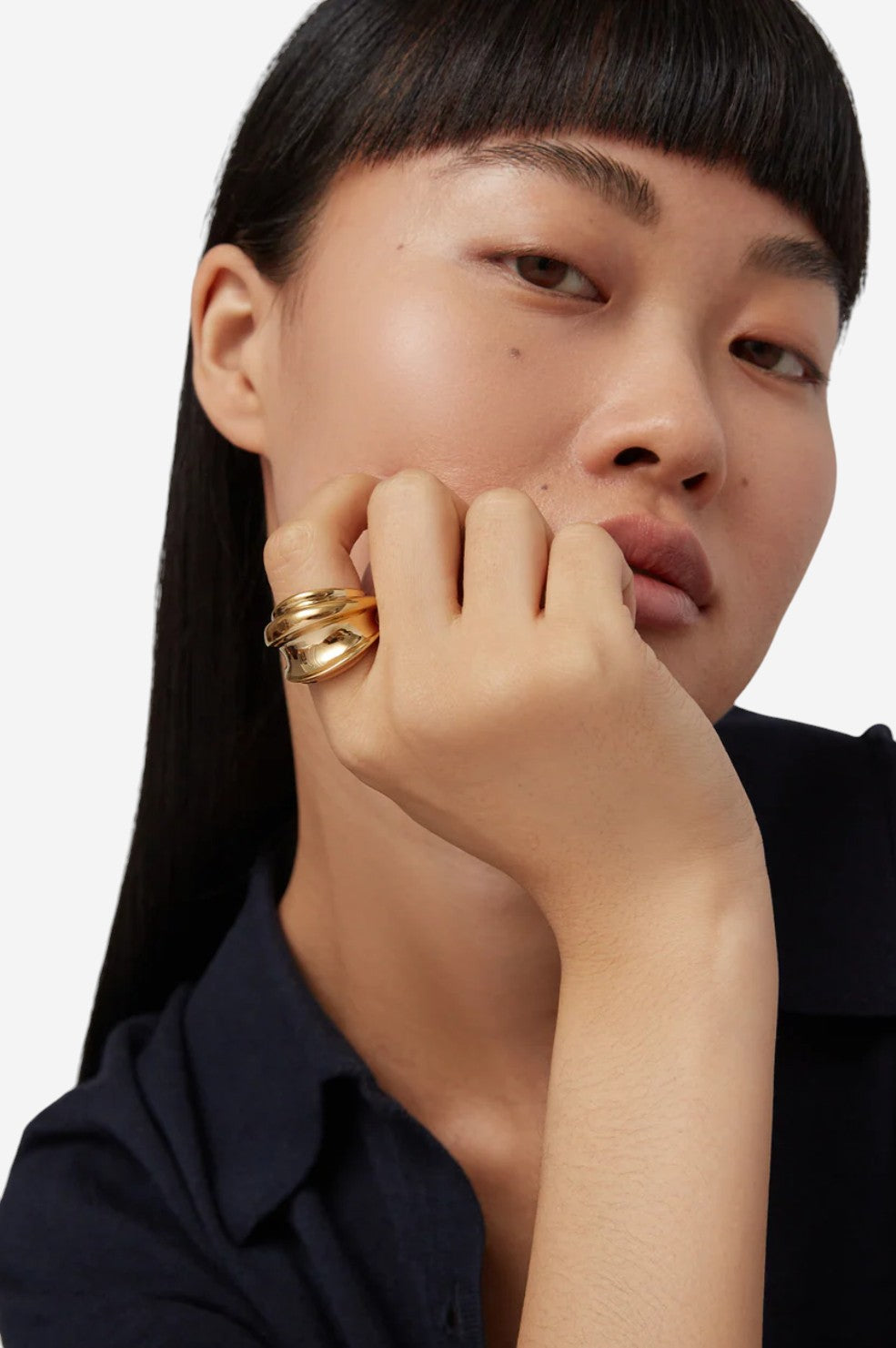 Leona Ring - Gold - Shop Yu Fashion