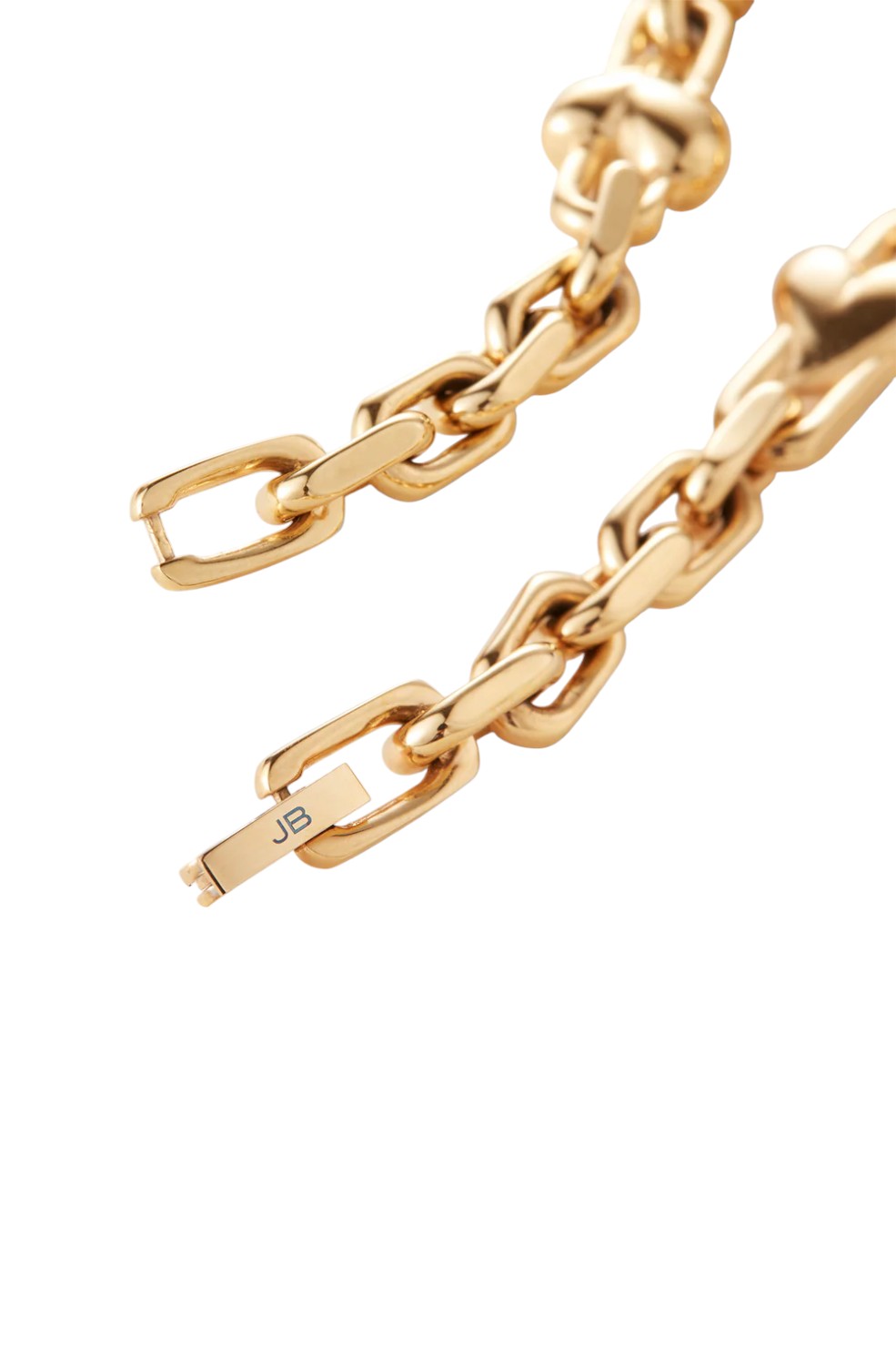 Art Heart Chain Bracelet - Gold