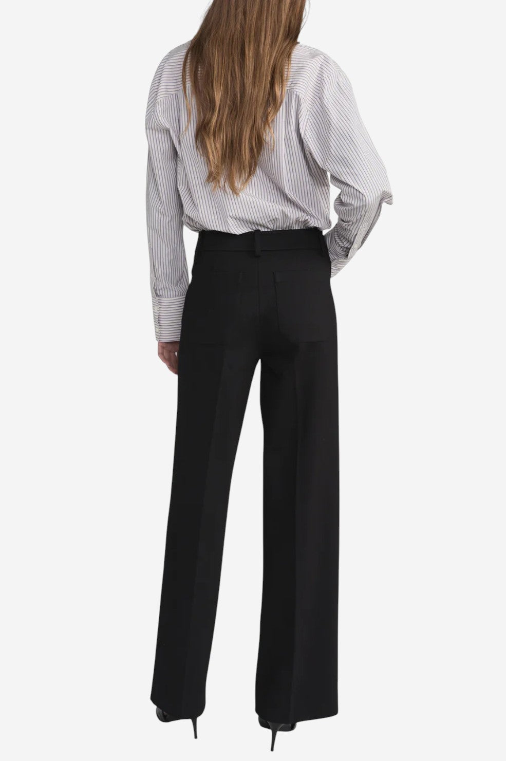 The Slim Palazzo Trouser - Black