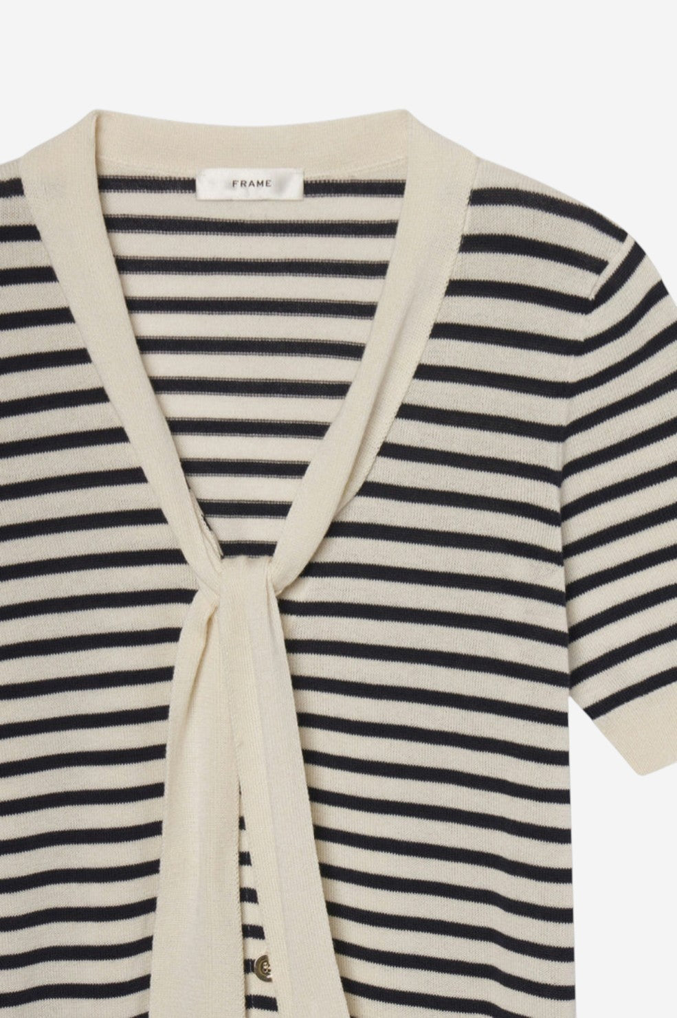 The Sailor Tie Cardi - Navy Multi - Shop Yu Fashion