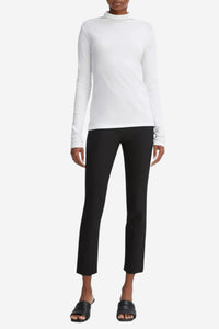 Essential Long Sleeve Turtleneck - Optic White - Shop Yu Fashion
