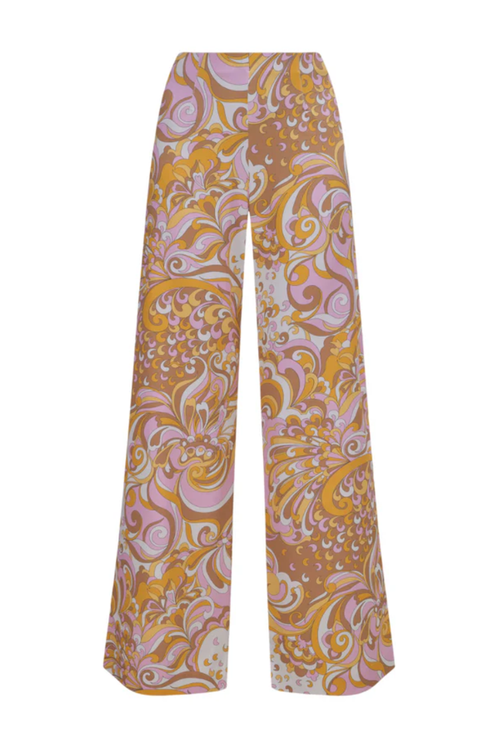 Kimberly Pant - Brown Graphic - Shop Yu Fashion