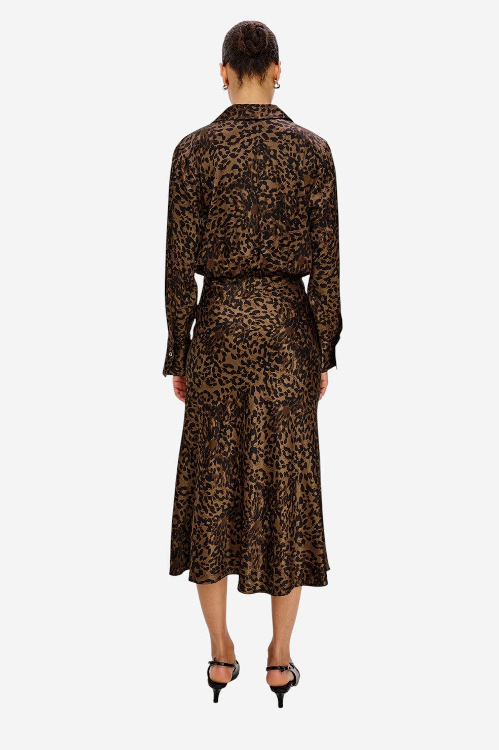 Jazlyn Dress - Ginger Spotted