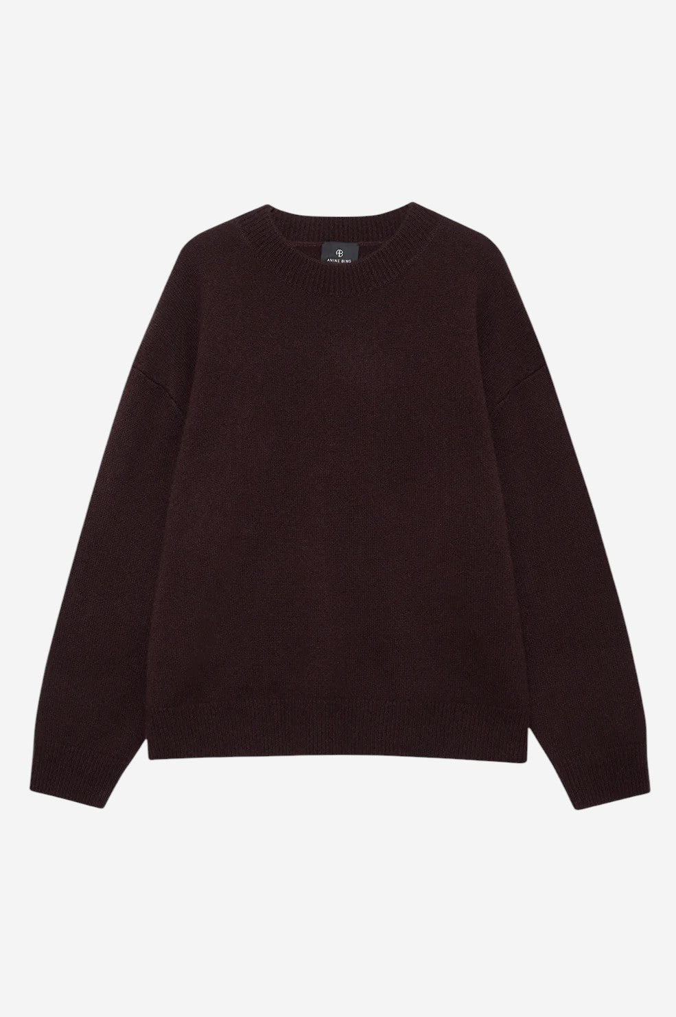 *PRE-ORDER* Lee Crew Sweater - Deep Bown - Shop Yu Fashion