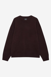 *PRE-ORDER* Lee Crew Sweater - Deep Bown - Shop Yu Fashion