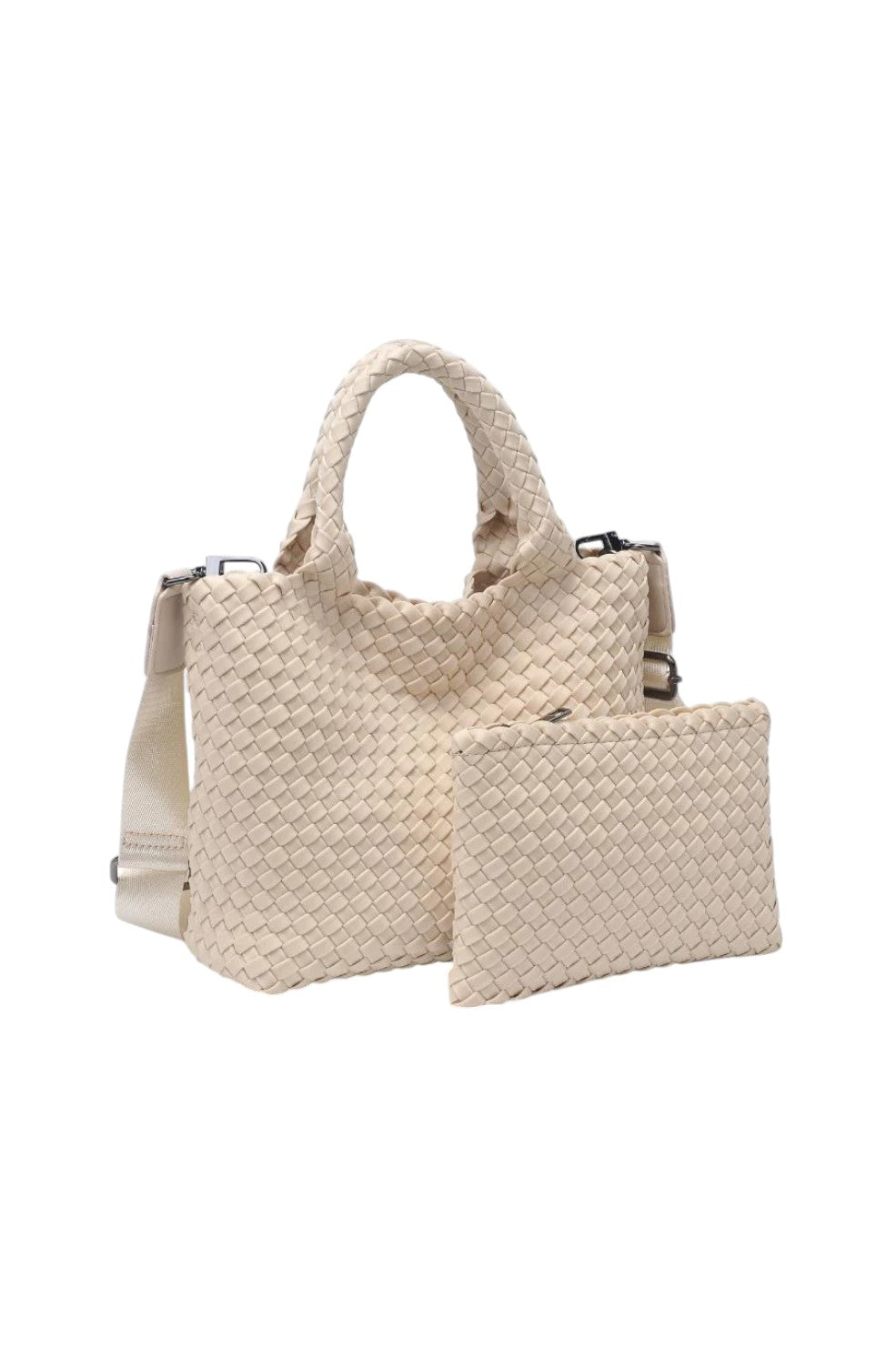 Sky's The Limit Small Crossbody - Cream - Shop Yu Fashion
