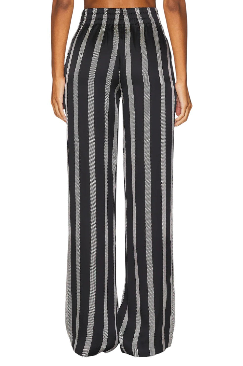 Soto Pant - Black Herringbone Stripe