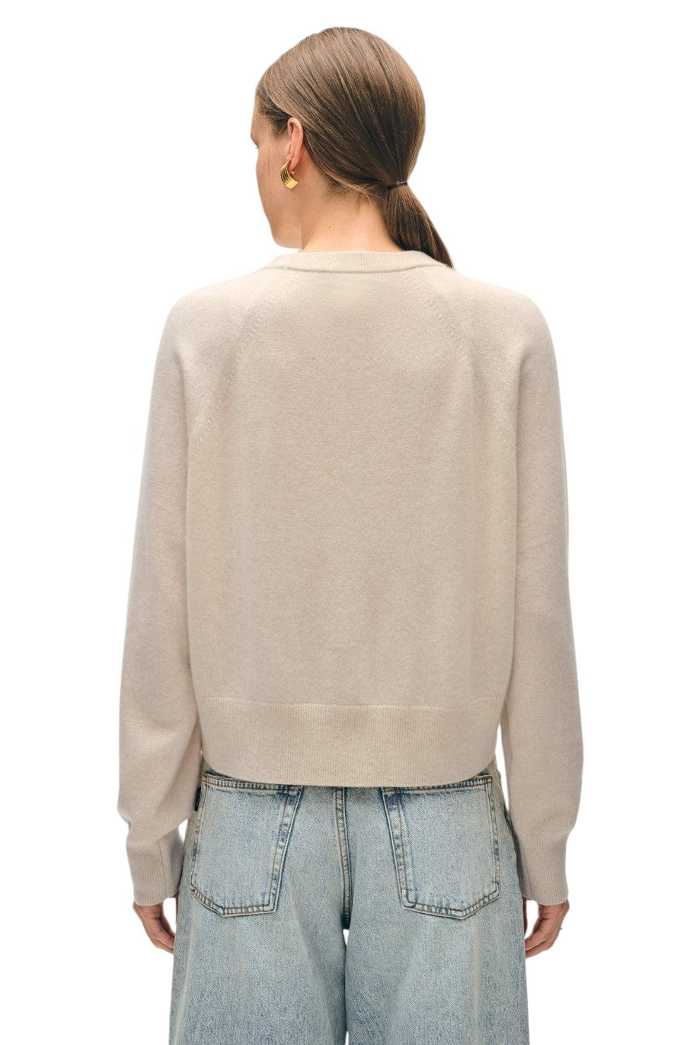 Cashmere Easy Sweatshirt - Natural Heather