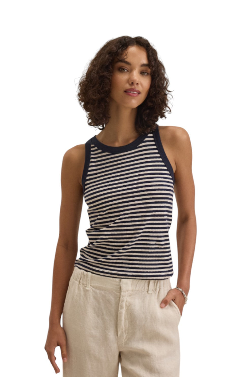 Lua Top - Navy - Shop Yu Fashion