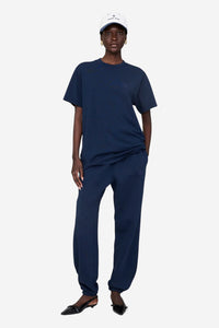 Jeremy Baseball Cap - Ivory And Navy - Shop Yu Fashion