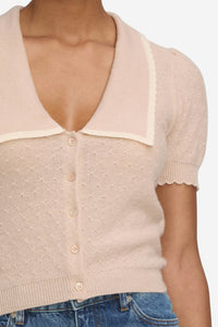 The Cashmere Sailor Sweater - Pink Sand Multi - Shop Yu Fashion