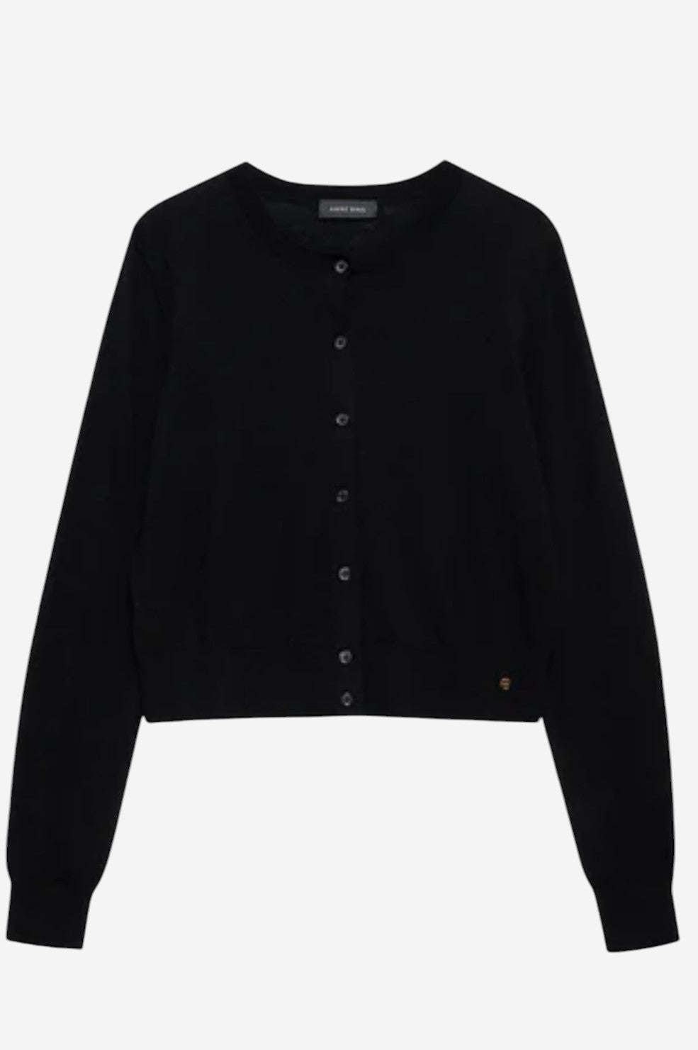 Moni Crop Cardigan - Black