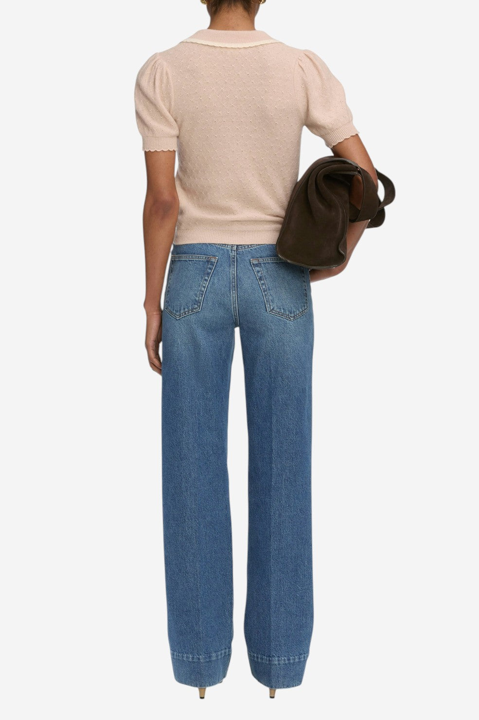 The Cashmere Sailor Sweater - Pink Sand Multi - Shop Yu Fashion