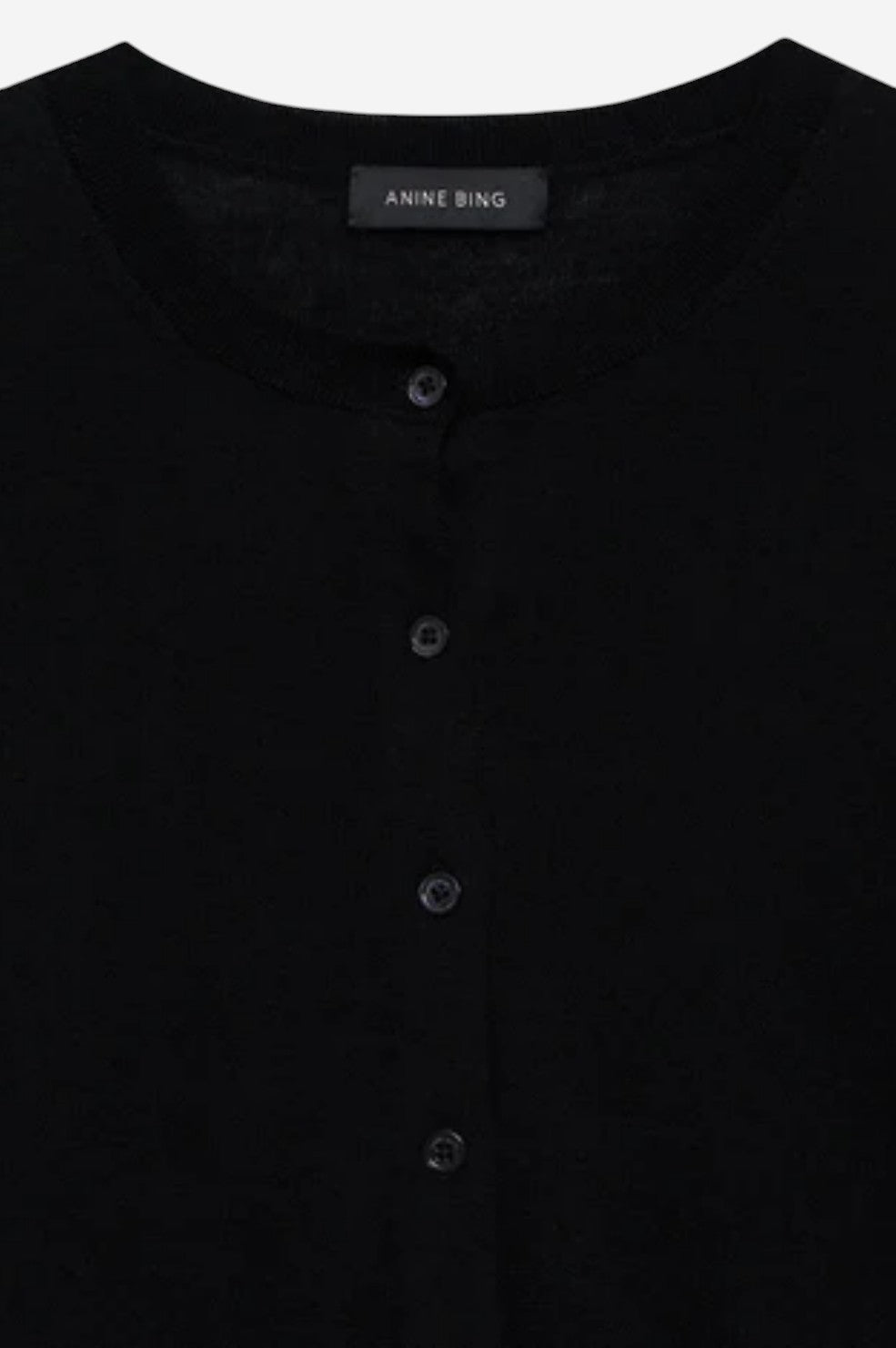 Moni Crop Cardigan - Black