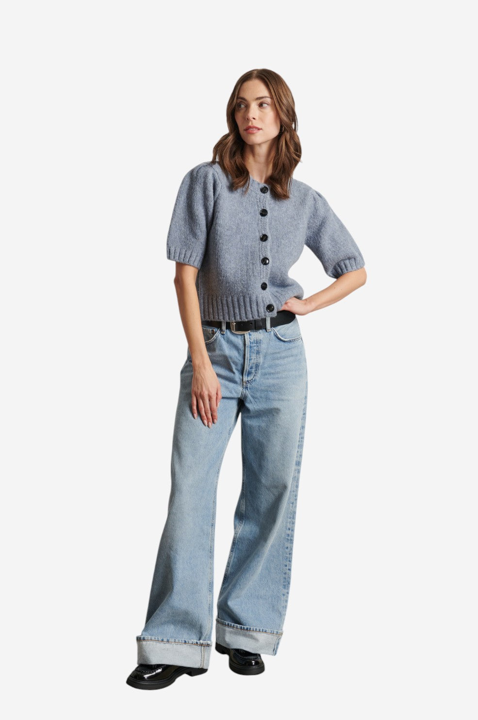 Coco Cardigan - Oxford Evening - Shop Yu Fashion