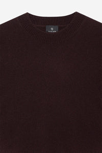 *PRE-ORDER* Lee Crew Sweater - Deep Bown - Shop Yu Fashion