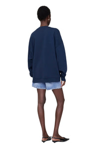 *PRE-ORDER* Miles Sweatshirt Framed Monogram - Washed Navy