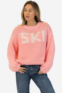 Lundy Crewneck Pullover - Pink - Shop Yu Fashion