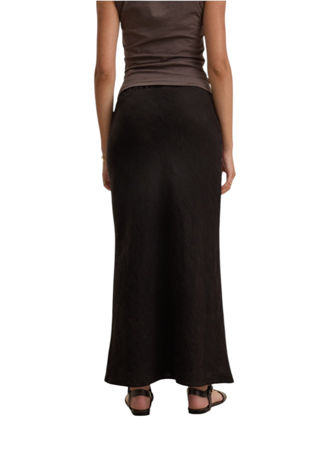 Beka Linen Skirt - Black