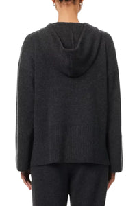 Cashmere Travel Hoodie - Charcoal Heather