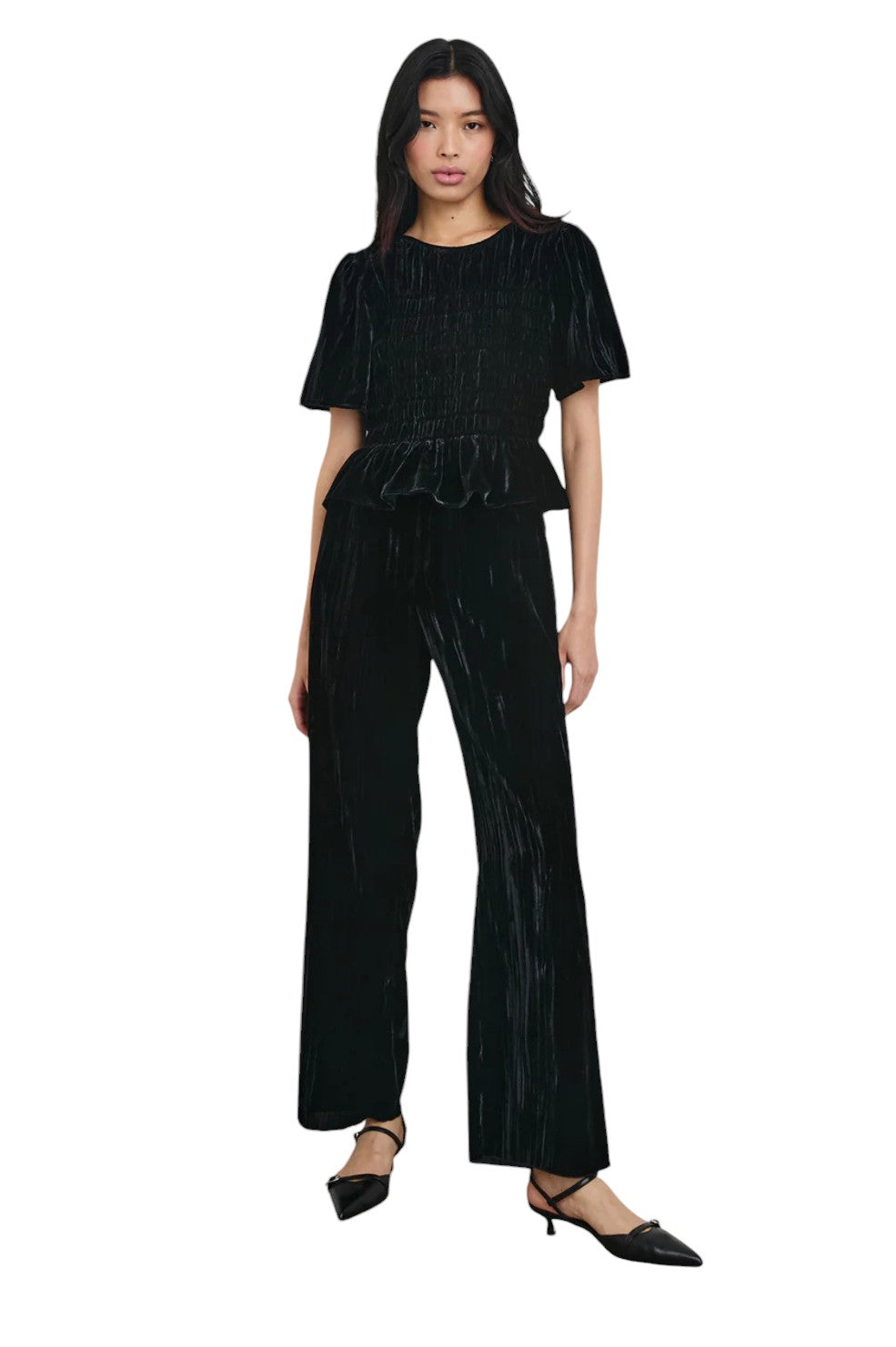 Brissa Pant - Black Velvet