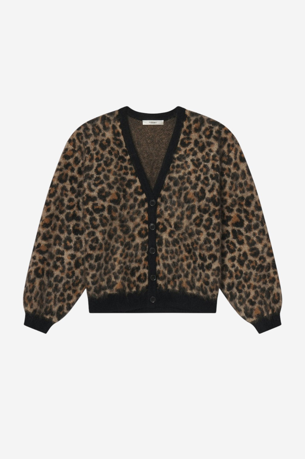 *PREORDER* The Brushed Cashmere Cardi - Leopard - Shop Yu Fashion
