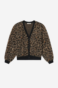 *PREORDER* The Brushed Cashmere Cardi - Leopard - Shop Yu Fashion