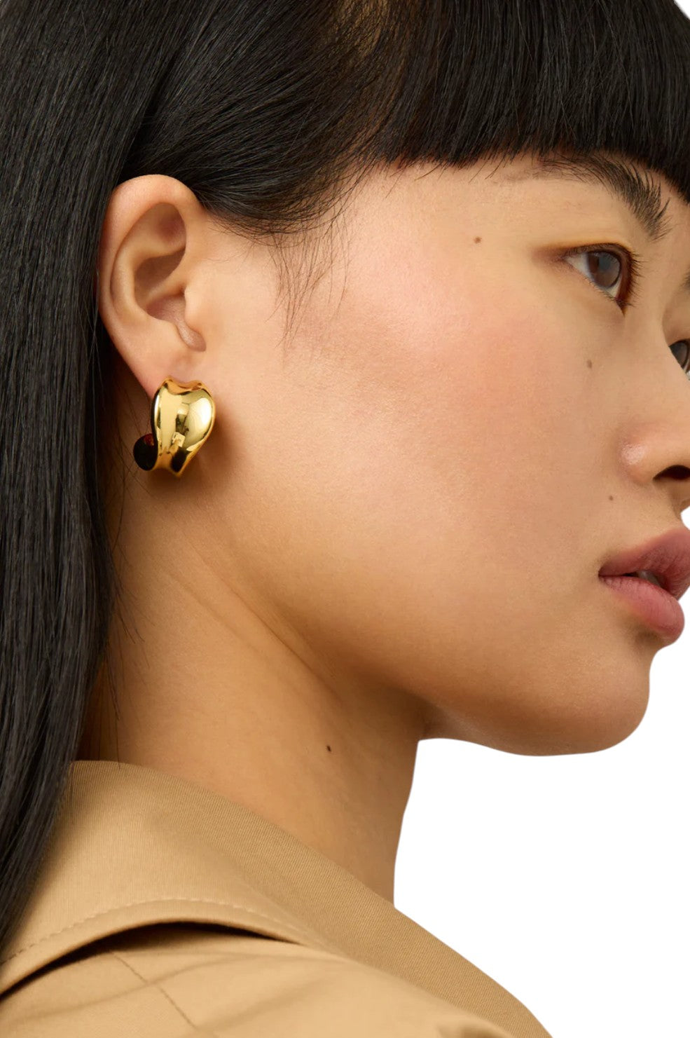 Chunky Doune Hoops - Gold