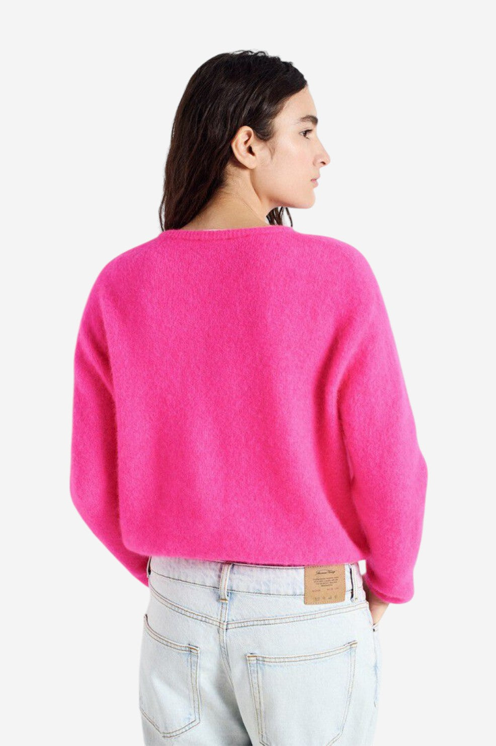 *PRE-ORDER* Vitow Cardigan - Fluorescent Rose Melange - Shop Yu Fashion