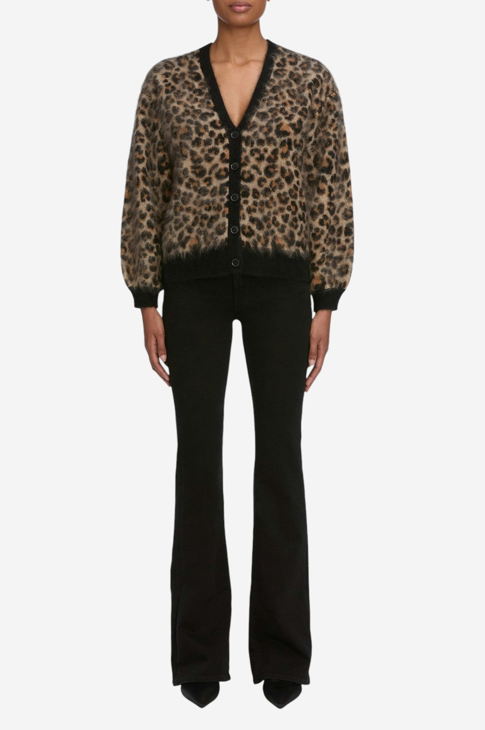*PREORDER* The Brushed Cashmere Cardi - Leopard - Shop Yu Fashion