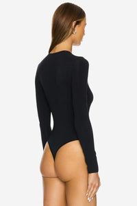 Club Cotton Bodysuit - Onyx