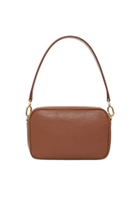 *PRE-ORDER* Lili Bag - Cognac Pebbled - Shop Yu Fashion