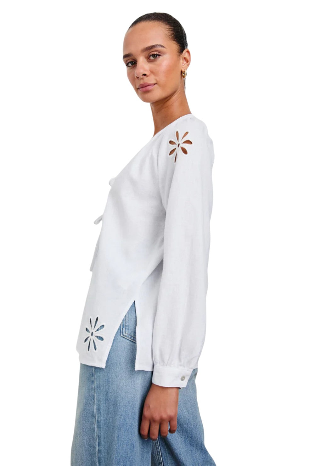 Brielle Top - White Eyelet