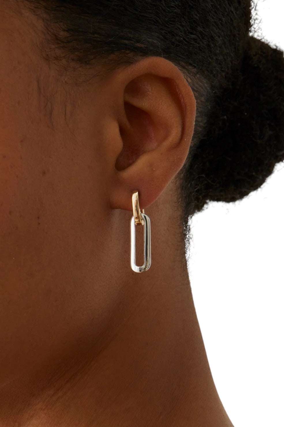 Teeni Detachable Link Earring - Two-Tone