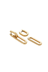 Teeni Detachable Link Earring - Gold