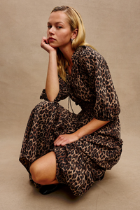Caterine Dress - Brown Nala - Shop Yu Fashion