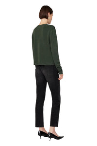 Giorgio Long Sleeve Sweater - Dark Olive