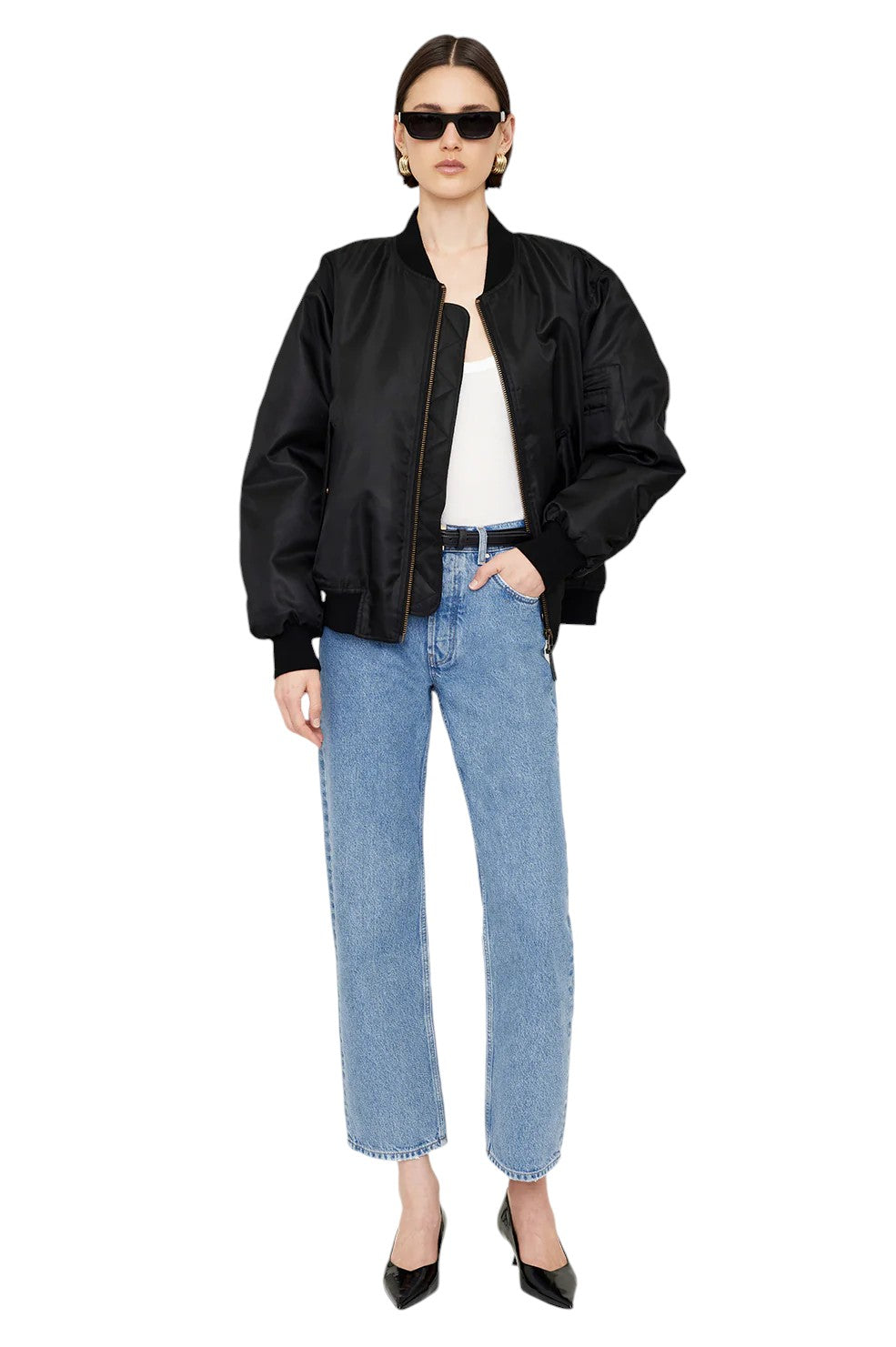 Leon Bomber - Black - Shop Yu Fashion