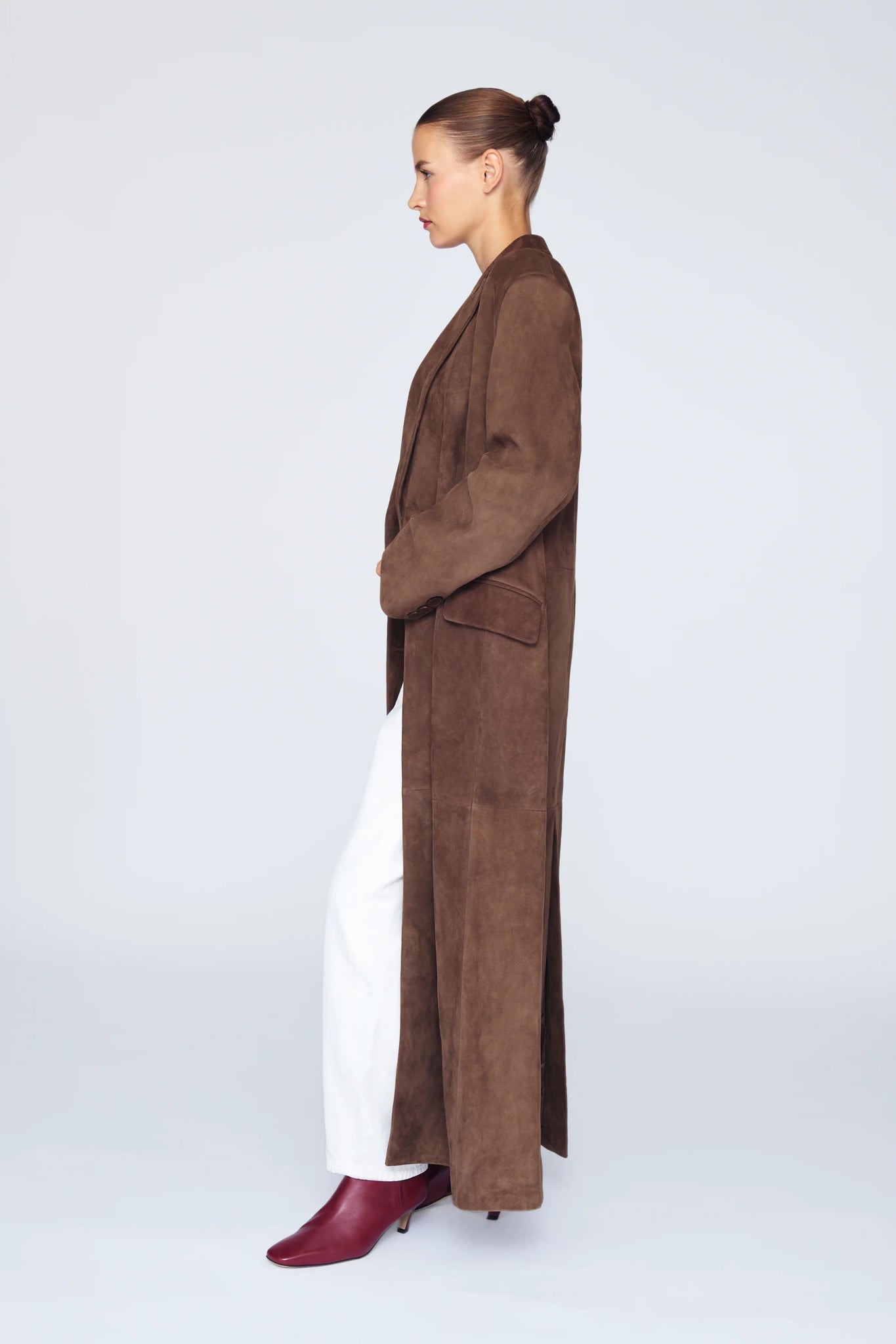 Aggie Suede Coat - Coco