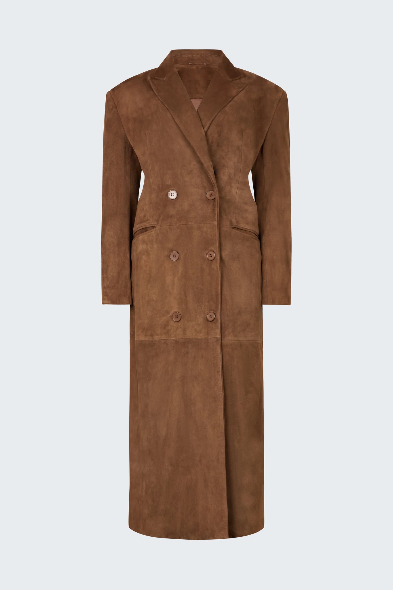 Aggie Suede Coat - Coco
