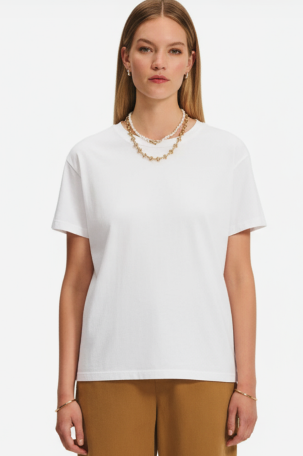 Tia Tee - White - Shop Yu Fashion