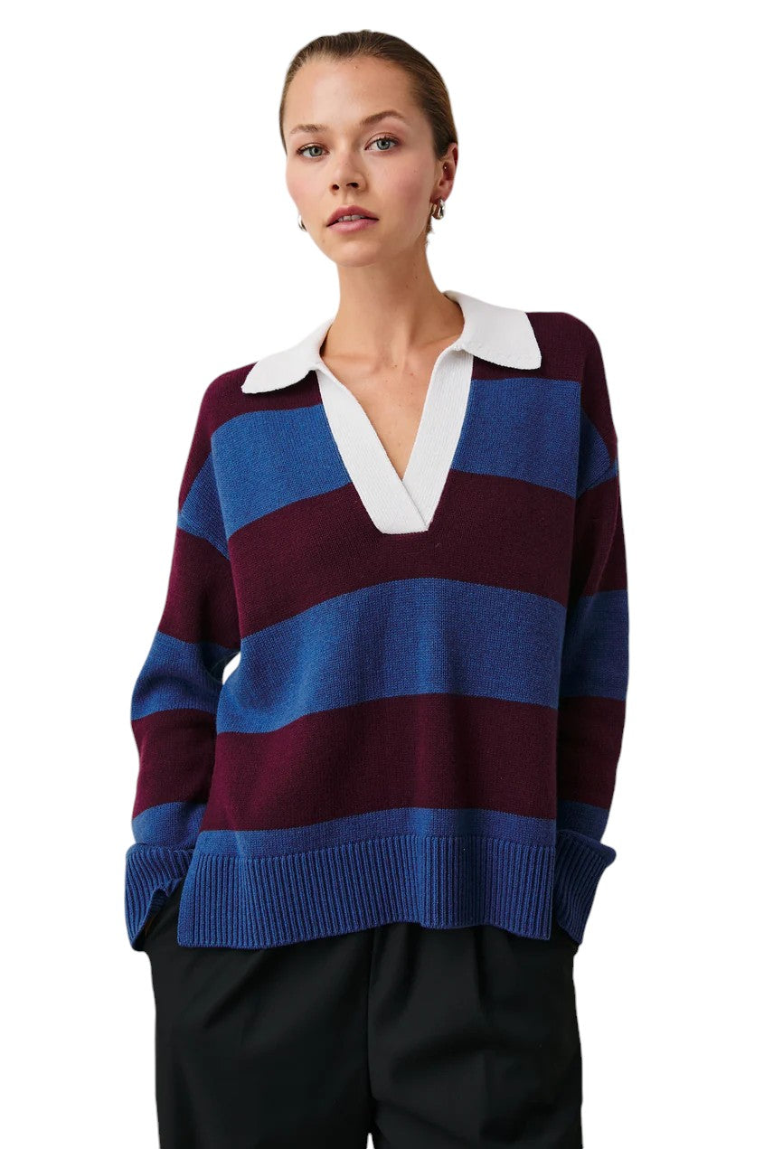 Harris Sweater - Rugby Stripe - Shop Yu Fashion