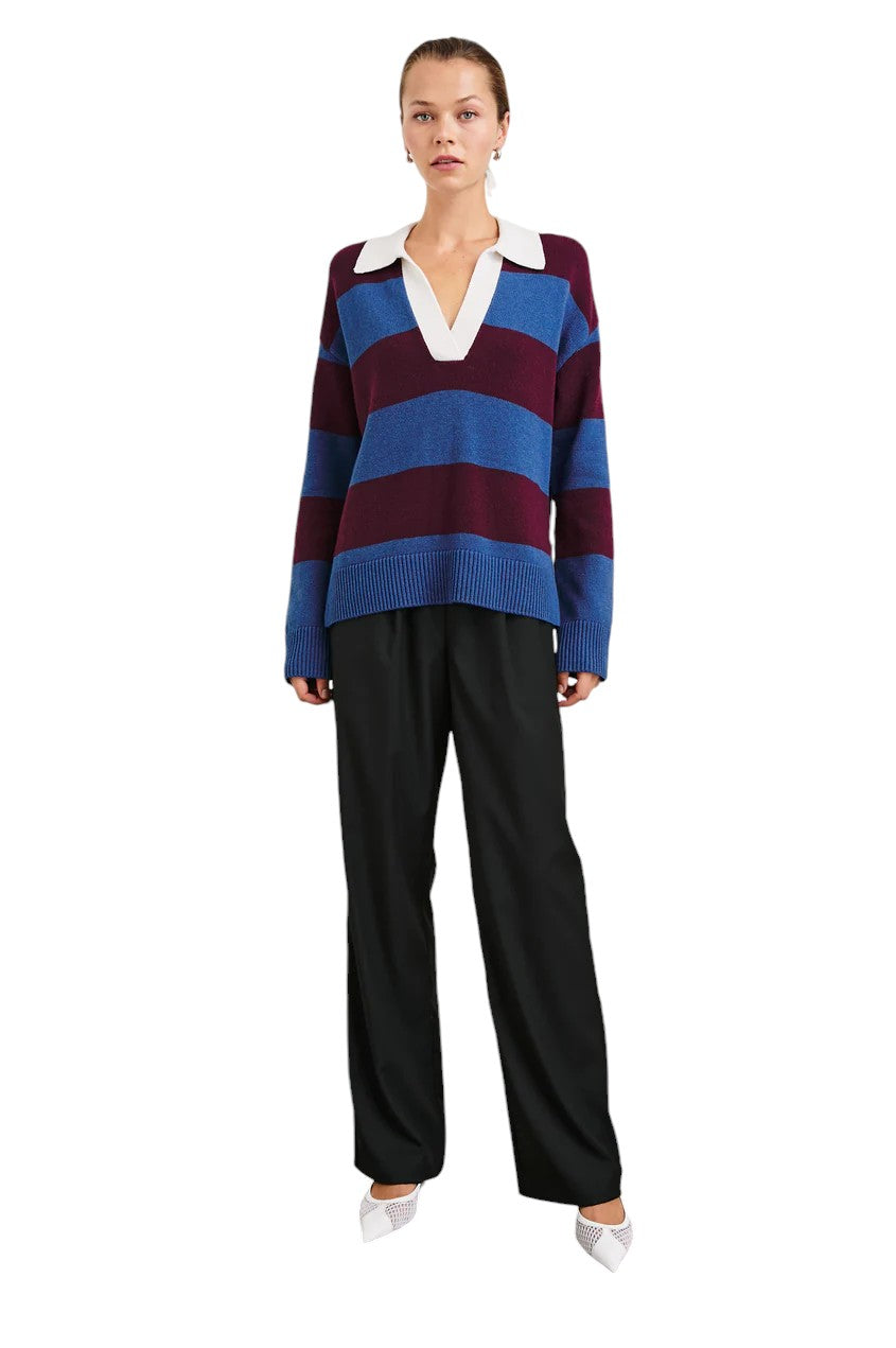 Harris Sweater - Rugby Stripe - Shop Yu Fashion